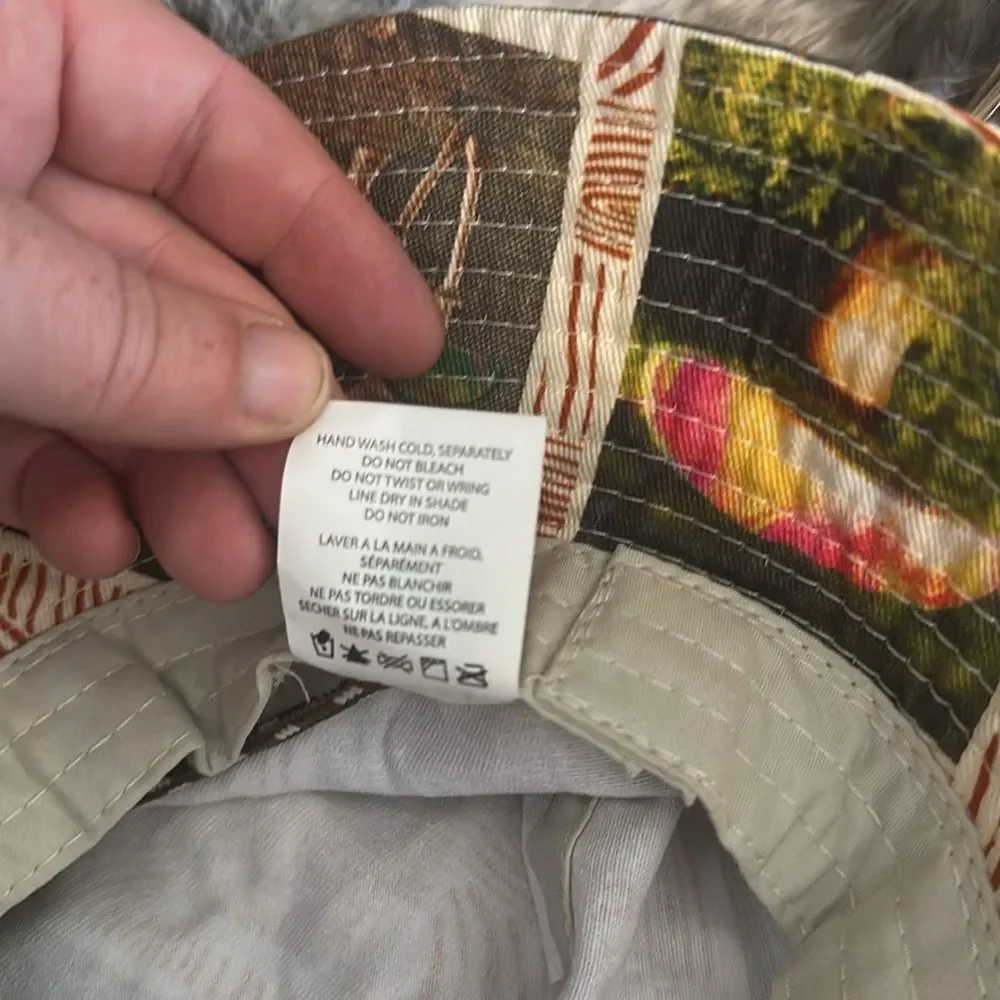 Colorful Patterned Bucket Hat OS (5235) - Picture 6 of 6
